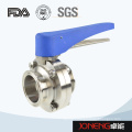 Stainless Steel Food Grade Manual Welded Butterfly Valve (JN-BV1001)